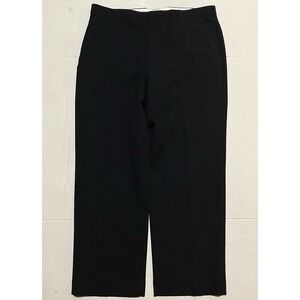 Flexslax Men 40 X 29 Straight‎ Leg Perma-Prest Regular Fit Pants Navy
